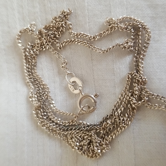 Sterling Silver Serenity Prayer Hands Necklace - Picture 5 of 6